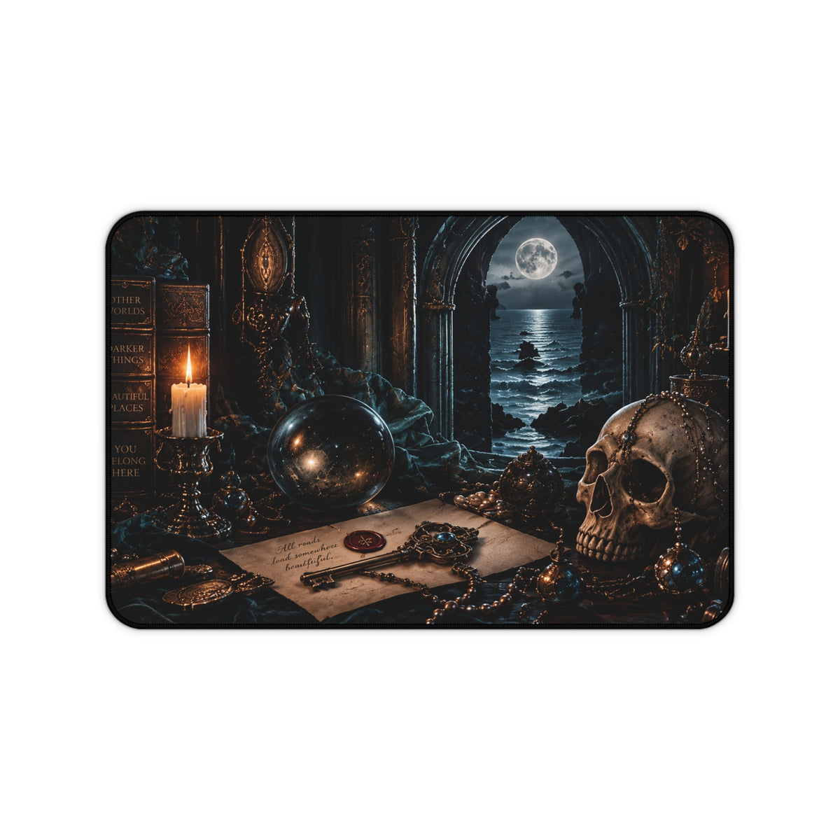 The Wanderer's Study Desk Mat | House Noctiran