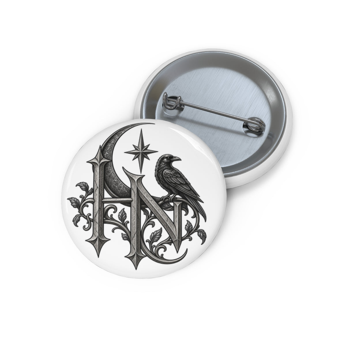 The Crest of House Noctiran | Button Pin